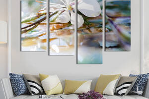 Картина на холсте KIL Art Хрупкий дикий цветок 129x90 см (782-42)