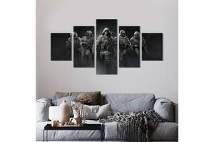 Картина на холсте KIL Art Компьютерная игра Tom Clancy’s Ghost Recon Breakpoint 187x94 см (1521-52)