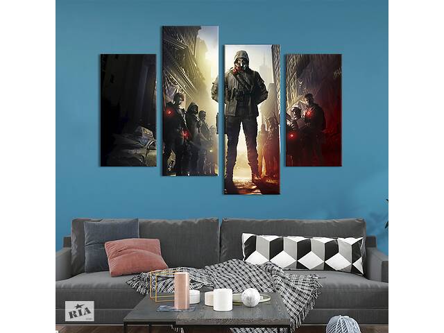 Картина на холсте KIL Art Компьютерная игра Tom Clancy's The Division 129x90 см (1522-42)