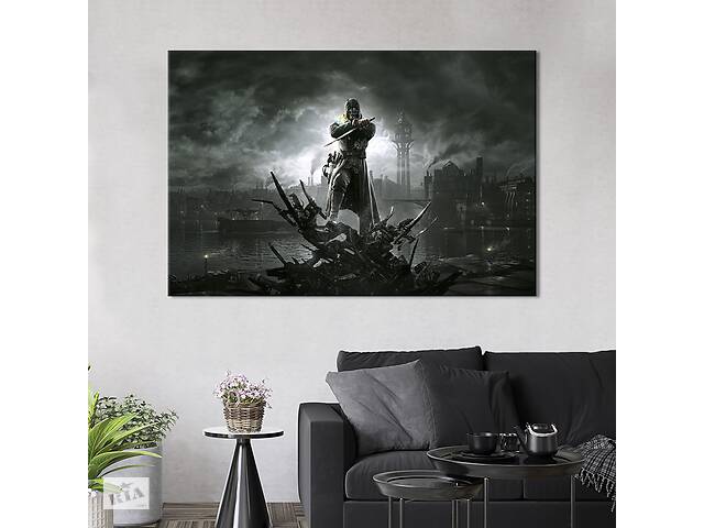 Картина на холсте KIL Art Корво Аттано из игры Dishonored 51x34 см (1436-1)