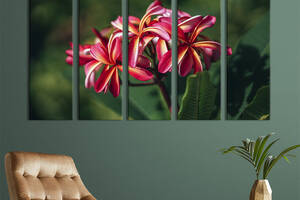 Картина на холсте KIL Art Красивая тропическая лилия 132x80 см (944-51)