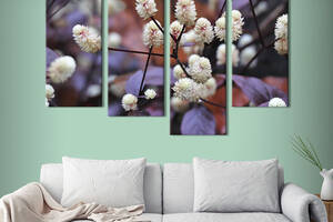 Картина на холсте KIL Art Красивое дерево с пушистыми цветами 89x56 см (870-42)