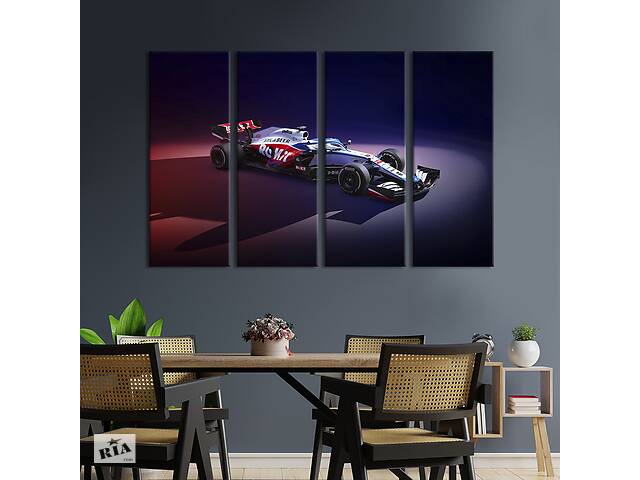 Картина на холсте KIL Art Крутой болид Формулы 1 89x53 см (1412-41)