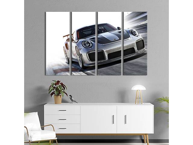Картина на холсте KIL Art Крутой спортивный Porsche 911 GT2 RS 149x93 см (1285-41)