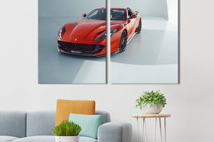 Картина на холсте KIL Art Культовое авто Ferrari 812 GTS 71x51 см (1374-2)