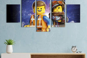 Картина на холсте KIL Art Lego Movie 2: The Second Part 187x94 см (1515-52)