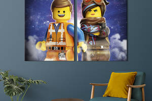 Картина на холсте KIL Art Lego Movie 71x51 см (1515-2)
