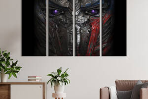 Картина на холсте KIL Art Лидер трансформеров Optimus Prime 89x53 см (1417-41)
