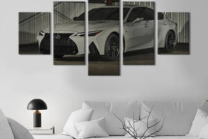 Картина на холсте KIL Art Лимитированное авто Lexus IS 500 F Sport 162x80 см (1279-52)