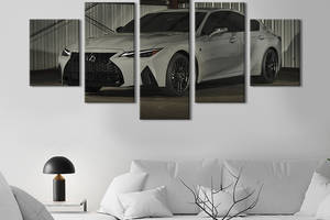 Картина на холсте KIL Art Лимитированное авто Lexus IS 500 F Sport 187x94 см (1279-52)