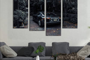 Картина на холсте KIL Art Люксовое авто Audi R8 129x90 см (1382-42)