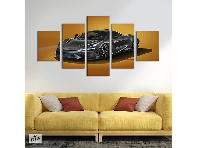 Картина на холсте KIL Art Люксовое авто Mclaren Senna 162x80 см (1292-52)