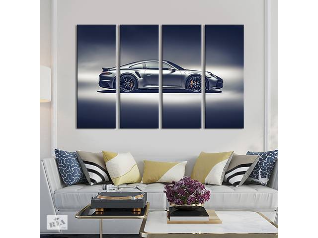Картина на холсте KIL Art Люксовое авто Porsche 911 Turbo S 209x133 см (1385-41)