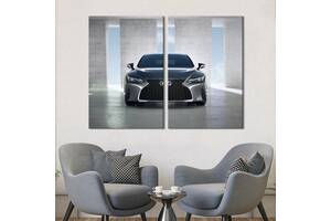 Картина на холсте KIL Art Люксовый автомобиль Lexus IS250 111x81 см (1270-2)