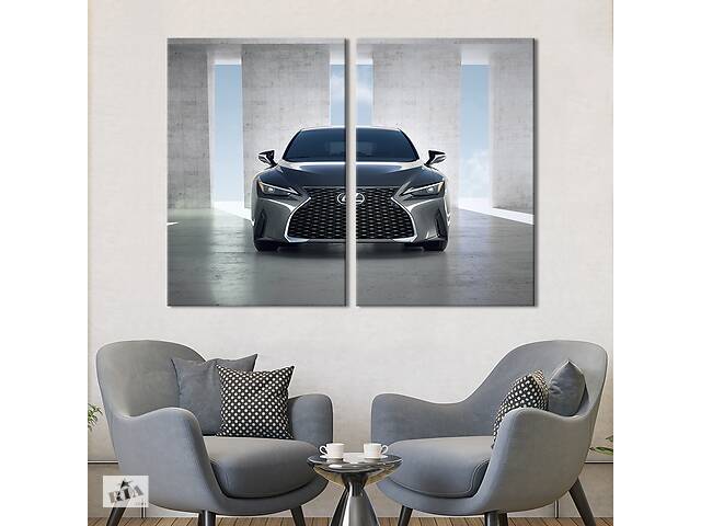 Картина на холсте KIL Art Люксовый автомобиль Lexus IS250 71x51 см (1270-2)