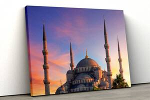 Картина на холсте KIL Art Мечеть в Стамбуле 51x34 см (302)