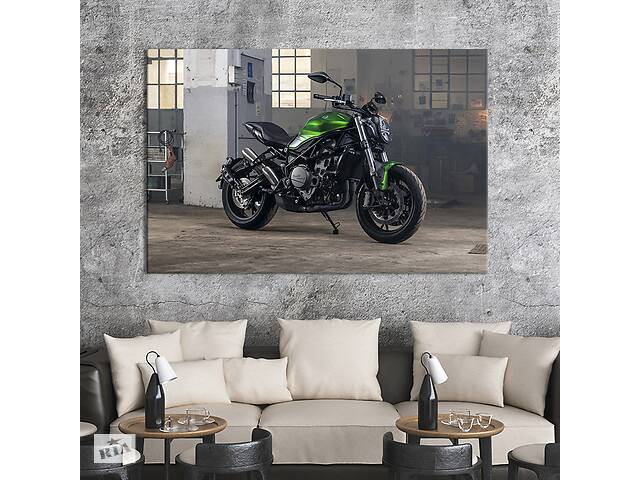 Картина на холсте KIL Art Мотоцикл Benelli 752S 75x50 см (1245-1)