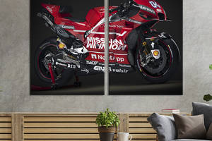 Картина на холсте KIL Art Мотоцикл Ducati 71x51 см (1314-2)