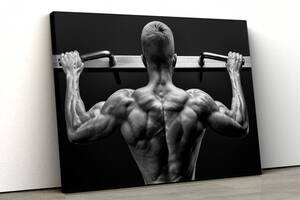 Картина на холсте KIL Art Мускулистый спортсмен 122x81 см (86)