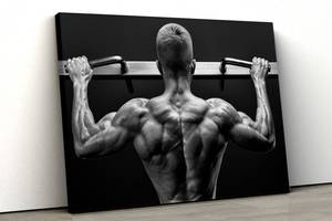 Картина на холсте KIL Art Мускулистый спортсмен 81x54 см (86)