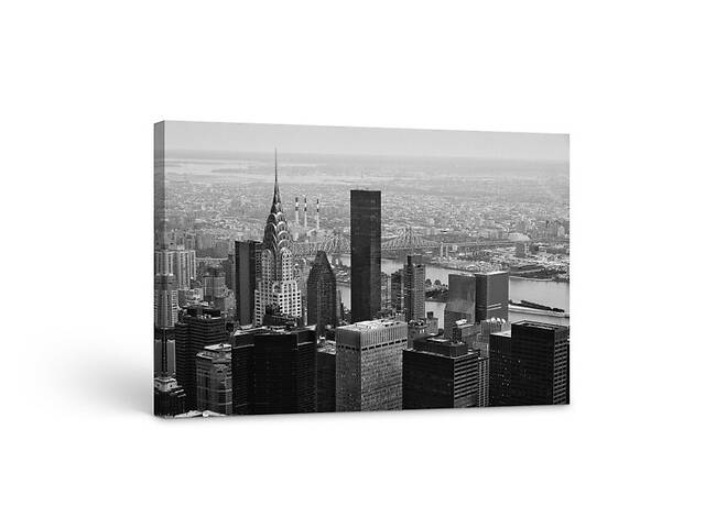 Картина на холсте KIL Art Небоскребы Нью-Йорка 51x34 см (235)