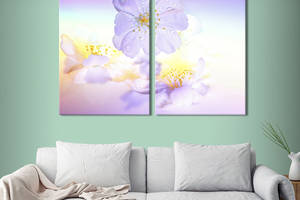 Картина на холсте KIL Art Невесомые цветы 165x122 см (955-2)