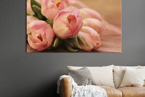 Картина на холсте KIL Art Нежные тюльпаны 122x81 см (881-1)