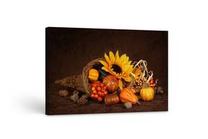Картина на холсте KIL Art Осенние овощи 122x81 см (153)