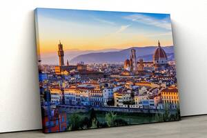 Картина на холсте KIL Art Панорама Флоренции 51x34 см (280)