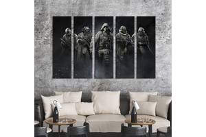 Картина на холсте KIL Art Персонажи игры Tom Clancy’s Ghost Recon Breakpoint 87x50 см (1521-51)