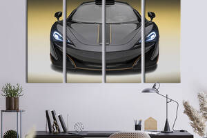 Картина на холсте KIL Art Потрясающий автомобиль McLaren 600LT 89x53 см (1350-41)