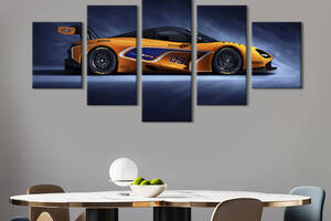 Картина на холсте KIL Art Потрясающий спорткар McLaren 112x54 см (1352-52)