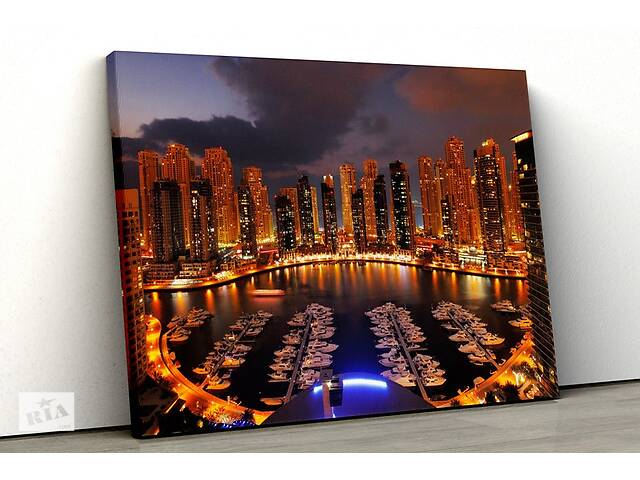 Картина на холсте KIL Art Прекрасный Дубай 51x34 см (282)