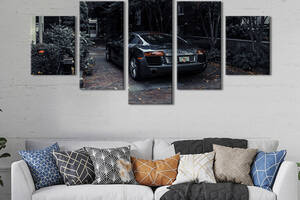 Картина на полотні KIL Art Преміум авто Audi R8 112x54 см (1382-52)