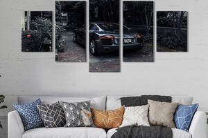 Картина на полотні KIL Art Преміум авто Audi R8 162x80 см (1382-52)