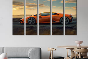Картина на холсте KIL Art Премиум-авто Lamborghini Huracan Evo 132x80 см (1249-51)