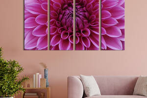 Картина на холсте KIL Art Пышная розовая хризантема 149x93 см (799-41)