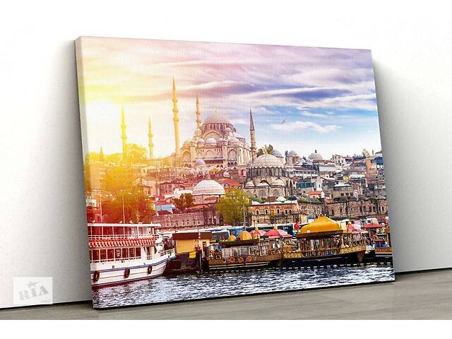 Картина на холсте KIL Art Рассвет в Стамбуле 51x34 см (273)