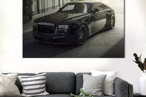 Картина на холсте KIL Art Rolls-Royce Wraith Black Diamond 51x34 см (1400-1)