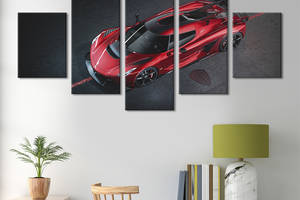 Картина на холсте KIL Art Роскошный Koenigsegg Jesko Absolut 112x54 см (1241-52)