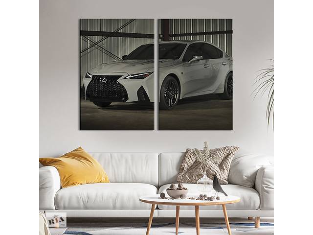 Картина на холсте KIL Art Роскошный Lexus IS 500 F Sport 71x51 см (1279-2)