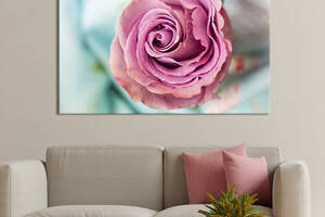 Картина на холсте KIL Art Роза в розовом цвете 122x81 см (980-1)