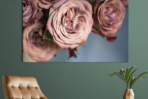 Картина на холсте KIL Art Розовая чайная роза 122x81 см (804-1)