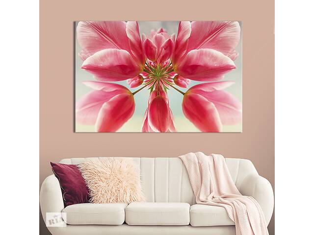 Картина на холсте KIL Art Розовая лилия 51x34 см (1008-1)