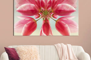 Картина на холсте KIL Art Розовая лилия 75x50 см (1008-1)
