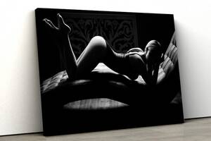 Картина на холсте KIL Art Сексуальная девушка 122x81 см (91)
