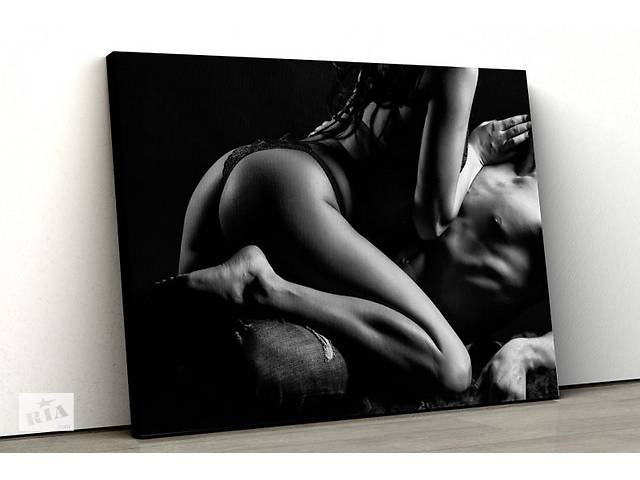 Картина на холсте KIL Art Сексуальная пара эротика 81x54 см (90)