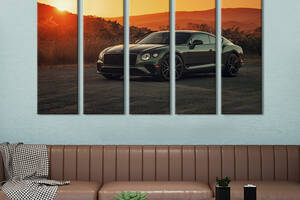 Картина на холсте KIL Art Шикарный брендовый автомобиль Bentley Continental 132x80 см (1255-51)