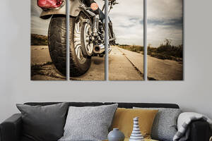 Картина на холсте KIL Art Шикарный мотоцикл 89x53 см (1291-41)