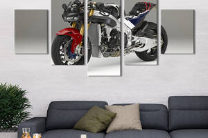 Картина на холсте KIL Art Шикарный супербайк Honda RC213V-S 187x94 см (1244-52)